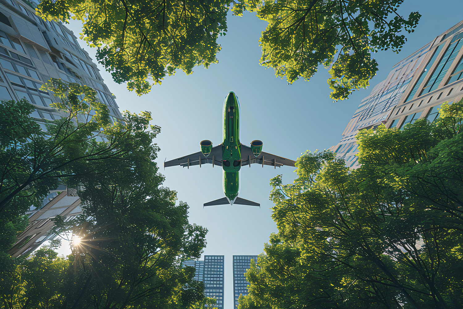 concepto-de-energia-sostenible-de-avion-verde